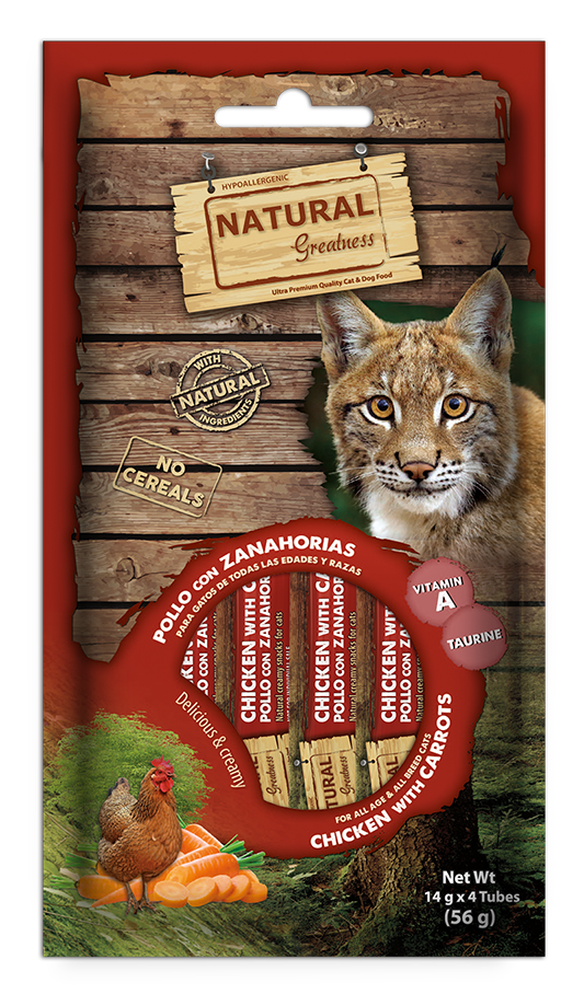 Natural Greatness Crema de Pollo con Zanahorias - Visión Support 56 g