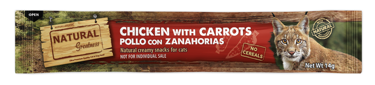 Natural Greatness Crema de Pollo con Zanahorias - Visión Support 56 g - Imagen 2