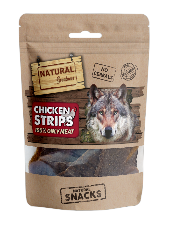 Natural Greatness ONLY MEAT Chicken Strips 70 g